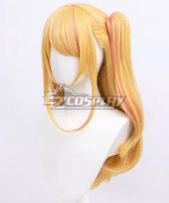 OSHI NO KO Anime Ruby Hoshino Yellow Cosplay Wig -EZCOSPLAY SHOP oshi no ko anime ruby hoshino yellow 3