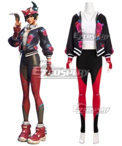 Overwatch2 OW2 Kiriko Athleisure Cosplay Costume -EZCOSPLAY SHOP overwatch2 ow2 kiriko athleisure cosplay costume