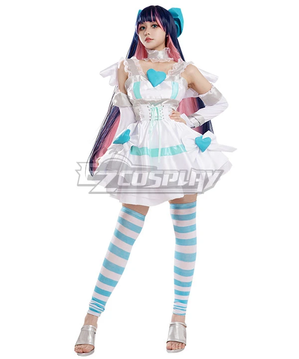 Panty And Stocking With Garterbelt Stocking Angel Cosplay Costume 1 Panty And Stocking With Garterbelt Stocking Angel Cosplay Costume