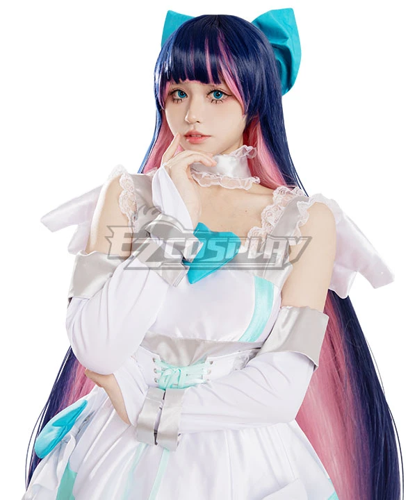 Panty And Stocking With Garterbelt Stocking Angel Cosplay Costume 4 Panty And Stocking With Garterbelt Stocking Angel Cosplay Costume - Image 4