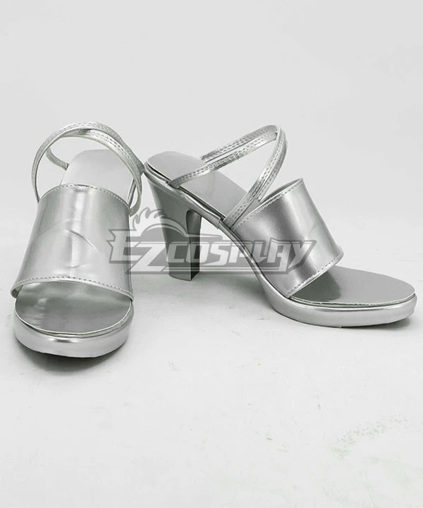 Panty And Stocking With Garterbelt Stocking Angel Silver Cosplay Shoes 2 Panty And Stocking With Garterbelt Stocking Angel Silver Cosplay Shoes - Image 2