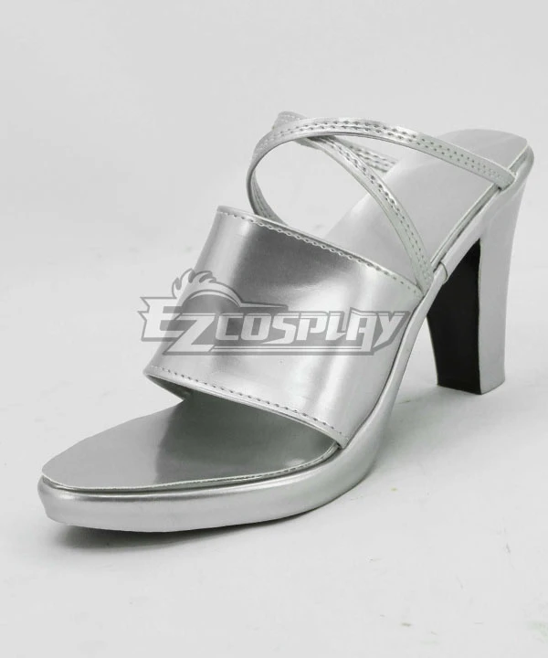 Panty And Stocking With Garterbelt Stocking Angel Silver Cosplay Shoes 3 Panty And Stocking With Garterbelt Stocking Angel Silver Cosplay Shoes - Image 3