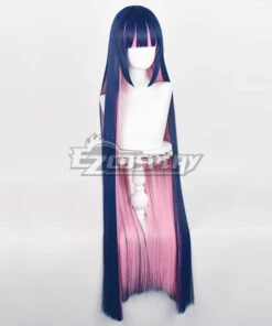 Panty And Stocking With Garterbelt Stocking Blue Pink Cosplay Wig -EZCOSPLAY SHOP panty and stocking with garterbelt stocking blue pink 3