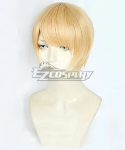 Paradox Live AMPRULE Dongha Yeon Golden Cosplay Wig -EZCOSPLAY SHOP paradox live amprule dongha yeon golden cosplay wig 3