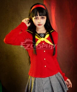 Persona 4 Yukiko Amagi School Uniform Cosplay Costume -EZCOSPLAY SHOP persona 4 yukiko amagi school uniform cosplay costume 05