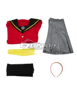 Persona 4 Yukiko Amagi School Uniform Cosplay Costume -EZCOSPLAY SHOP persona 4 yukiko amagi school uniform cosplay costume14