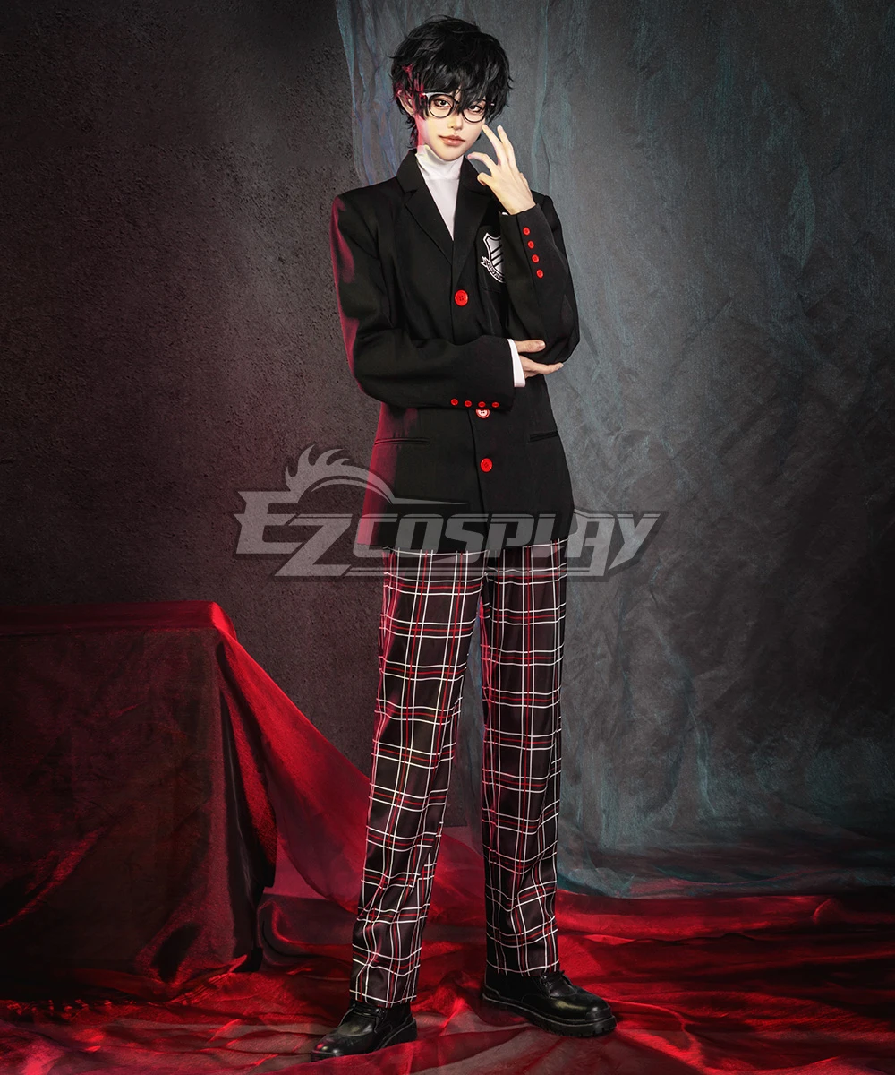 Persona 5 Protagonist Akira Kurusu Ren Amamiya Cosplay Costume - New Edition - Image 3