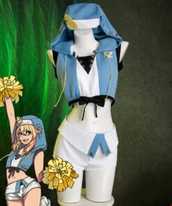 Ezcosplay Original Guilty Gear -Strive-Bridget Cheerleading Uniforms Cosplay Costume -EZCOSPLAY SHOP pla eggx930gxy