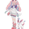 PM PM Sword And PM Shield Sylveon Personification Jumpsuit Cosplay Costume -EZCOSPLAY SHOP pok mon pokemon sylveon personification jumpsuit cosplay costume