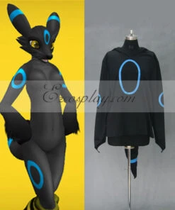 PM Umbreon Hoodie Jacket Cosplay Costume
