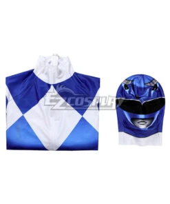 Mighty Morphin Power Rangers Blue Ranger Zentai Jumpsuit Cosplay Costume -EZCOSPLAY SHOP power rangers blue ranger zentai jumpsuit cosplay costume 10