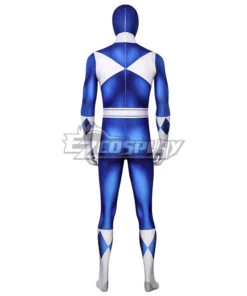 Mighty Morphin Power Rangers Blue Ranger Zentai Jumpsuit Cosplay Costume -EZCOSPLAY SHOP power rangers blue ranger zentai jumpsuit cosplay costume 3