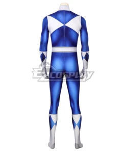 Mighty Morphin Power Rangers Blue Ranger Zentai Jumpsuit Cosplay Costume -EZCOSPLAY SHOP power rangers blue ranger zentai jumpsuit cosplay costume 7
