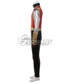 Power Rangers Ninja Storm Crimson Thunder Ranger Cosplay Costume -EZCOSPLAY SHOP power rangers ninja storm crimson thunder ranger cosplay costume 4