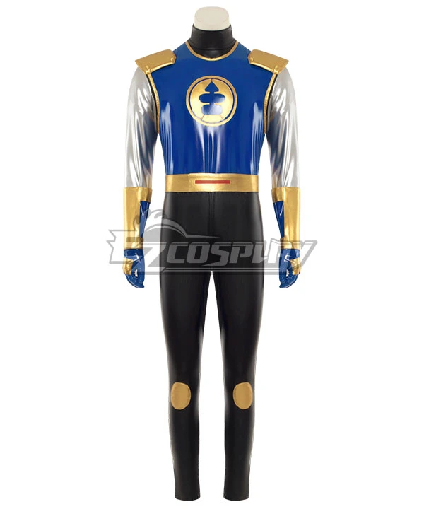 Power Rangers Ninja Storm Navy Thunder Ranger Cosplay Costume 2 Power Rangers Ninja Storm Navy Thunder Ranger Cosplay Costume - Image 2