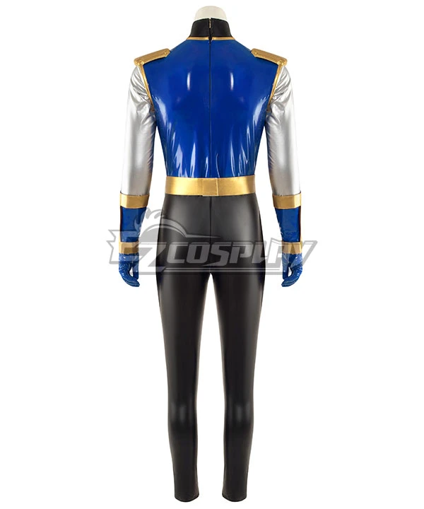 Power Rangers Ninja Storm Navy Thunder Ranger Cosplay Costume 4 Power Rangers Ninja Storm Navy Thunder Ranger Cosplay Costume - Image 4