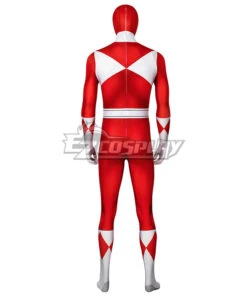 Mighty Morphin Power Rangers Red Ranger Zentai Jumpsuit Cosplay Costume -EZCOSPLAY SHOP power rangers red ranger zentai jumpsuit cosplay costume 3