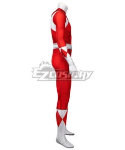 Mighty Morphin Power Rangers Red Ranger Zentai Jumpsuit Cosplay Costume -EZCOSPLAY SHOP power rangers red ranger zentai jumpsuit cosplay costume 6