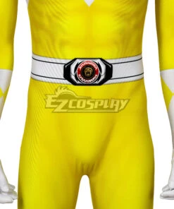 Mighty Morphin Power Rangers Yellow Ranger Zentai Jumpsuit Cosplay Costume -EZCOSPLAY SHOP power rangers yellow ranger zentai jumpsuit cosplay costume 10