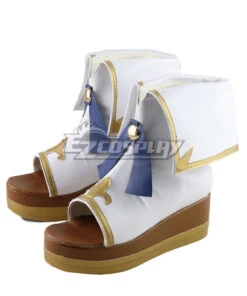 Princess Connect!Re: Dive Kiruya Momochiru Swimsuit White Cosplay Shoes -EZCOSPLAY SHOP princess connect re dive kiruya momochiru swimsuit white cosplay shoes 3