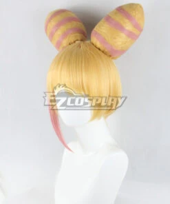 PROMARE Lucia Fex Yellow Pink Cosplay Wig -EZCOSPLAY SHOP promare lucia fex yellow pink cosplay wig 3