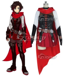 Red White Black Yellow Volume 7 Ruby Rose Cosplay Costume