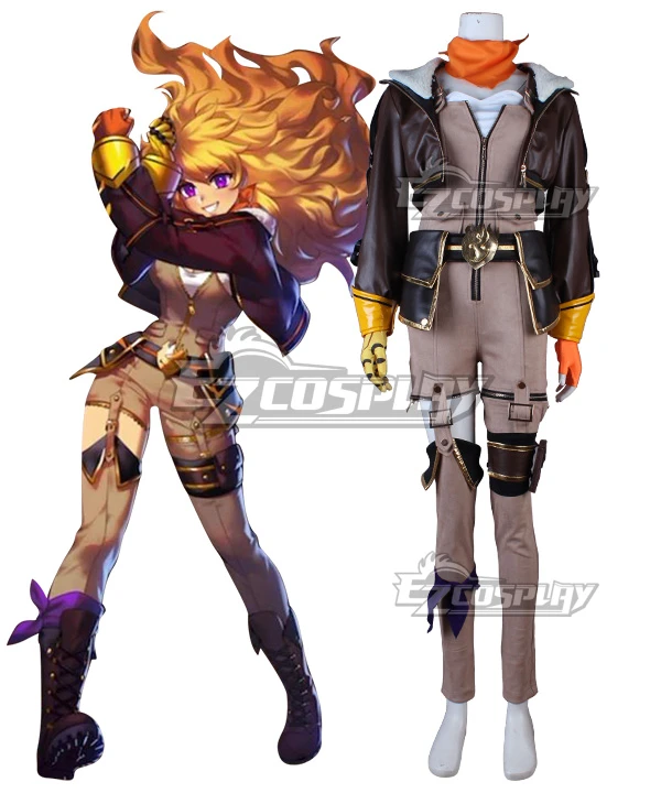 Red White Black Yellow Volume 7 Yang Xiao Long Cosplay Costume - B Edition 1 Red White Black Yellow Volume 7 Yang Xiao Long Cosplay Costume - B Edition