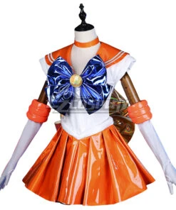 Sailor Moon 30th Anniversary Minako Aino Sailor Venus Halloween Cosplay Costume -EZCOSPLAY SHOP sailor moon 30th anniversary minako aino sailor venus halloween cosplay costume 3