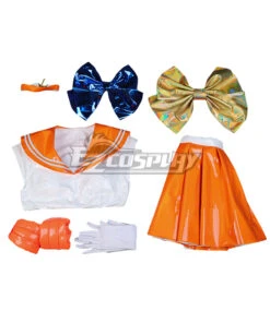 Sailor Moon 30th Anniversary Minako Aino Sailor Venus Halloween Cosplay Costume -EZCOSPLAY SHOP sailor moon 30th anniversary minako aino sailor venus halloween cosplay costume 5