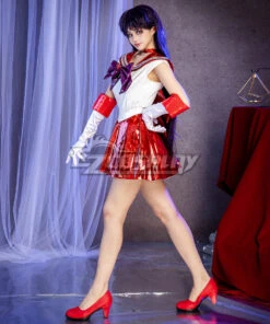 Sailor Moon 30th Anniversary Rei Hino Sailor Mars Halloween Cosplay Costume -EZCOSPLAY SHOP sailor moon 30th anniversary rei hino sailor mars halloween cosplay 30
