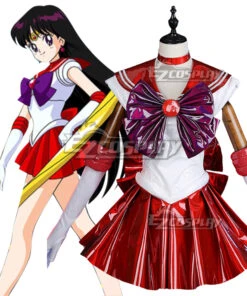 Sailor Moon 30th Anniversary Rei Hino Sailor Mars Halloween Cosplay Costume -EZCOSPLAY SHOP sailor moon 30th anniversary rei hino sailor mars halloween cosplay costume