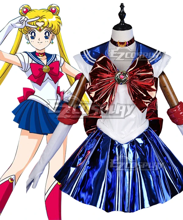 Sailor Moon 30th Anniversary Usagi Tsukino Sailor Moon Halloween Cosplay Costume - Image 5