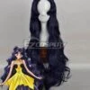 Sailor Moon Luna Human Black Blue Cosplay Wig -EZCOSPLAY SHOP sailor moon luna human black blue cosplay wig