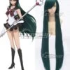 Sailor Moon Meiou Setsuna Dark Green Cosplay Wig -EZCOSPLAY SHOP sailor moon meiou setsuna dark green cosplay wig
