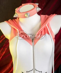 Ezcosplay Original Halloween Women Pink Sexy Bunny Suit Guilty Gear Strive Elphelt Valentine Cosplay Costume -EZCOSPLAY SHOP sexy bunny suit guilty gear strive elphelt valentine cosplay costume 6