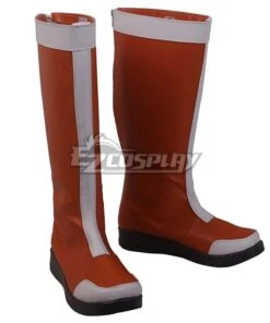 She-Ra And The Princesses Of Power Adora Orange Shoes Cosplay Boots -EZCOSPLAY SHOP she ra and the princesses of power adora red white shoes cosplay boots 4