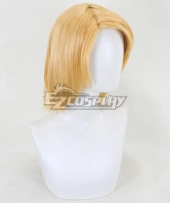 Silent Hill 2 Remake SH2 Maria Golden Cosplay Wig -EZCOSPLAY SHOP silent hill 2 remake sh2 maria golden cosplay wig 3