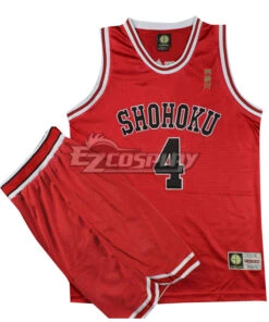 Slam Dunk Akagi Takenori Shohoku Cosplay Costume -EZCOSPLAY SHOP slam dunk akagi takenori shohoku cosplay costume 2