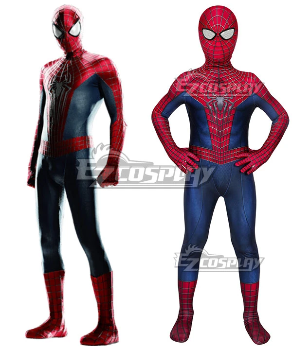 Kids The Amazing Spider Man 2Spiderman Peter Parker Jumpsuit Cosplay Costume 1 Kids The Amazing Spider Man 2Spiderman Peter Parker Jumpsuit Cosplay Costume
