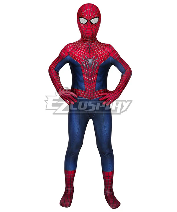 Kids The Amazing Spider Man 2Spiderman Peter Parker Jumpsuit Cosplay Costume 2 Kids The Amazing Spider Man 2Spiderman Peter Parker Jumpsuit Cosplay Costume - Image 2