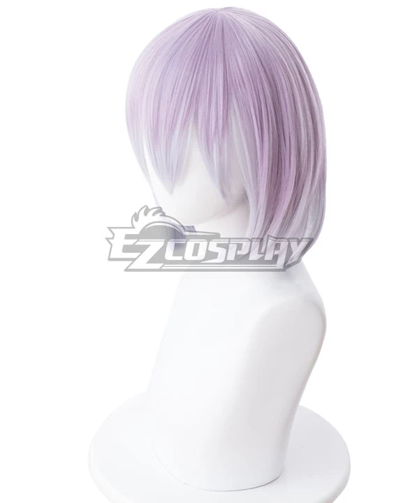 SSSS.Gridman Shinjo Akane Gradient Purple Grey Cosplay Wig - 480A 3 SSSS.Gridman Shinjo Akane Gradient Purple Grey Cosplay Wig - 480A - Image 3