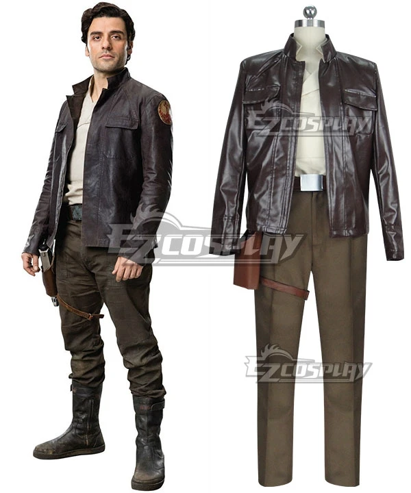 Star Wars 8: The Last Jedi Poe Dameron Cosplay Costume 1 Star Wars 8: The Last Jedi Poe Dameron Cosplay Costume
