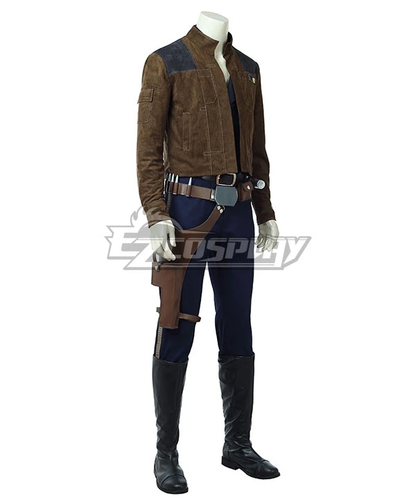 Star Wars Han Solo Cosplay Costume 2 Star Wars Han Solo Cosplay Costume - Image 2