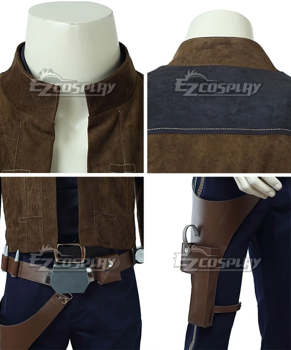 Star Wars Han Solo Cosplay Costume 6 Star Wars Han Solo Cosplay Costume - Image 6