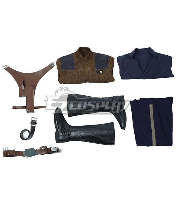 Star Wars Han Solo Cosplay Costume 8 Star Wars Han Solo Cosplay Costume - Image 8