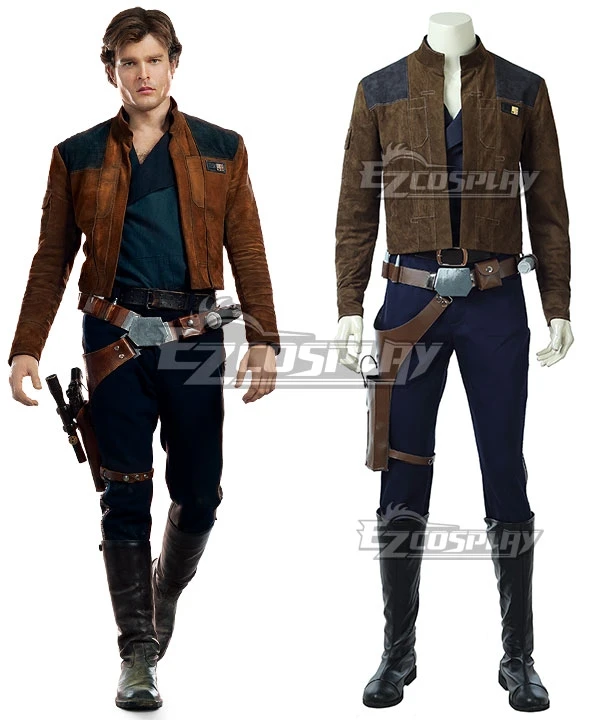Star Wars Han Solo Cosplay Costume 1 Star Wars Han Solo Cosplay Costume
