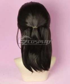 Star Wars The Last Jedi Rey Black Brown Cosplay Wig -EZCOSPLAY SHOP star wars the last jedi rey black brown cosplay wig 4
