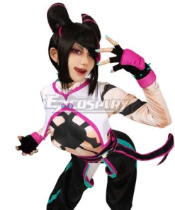 SF VI 6 Cosplay Costume New Edtion -EZCOSPLAY SHOP street fighter vi 6 juri han cosplay costume new edtion 05