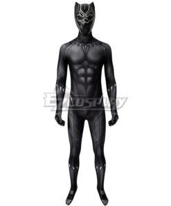 Marvel Black Panther 2018 Movie T'Challa Black Panther Zentai Jumpsuit Cosplay Costume -EZCOSPLAY SHOP t challa black panther zentai jumpsuit cosplay costume 2