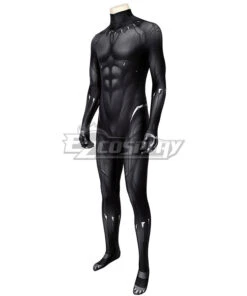 Marvel Black Panther 2018 Movie T'Challa Black Panther Zentai Jumpsuit Cosplay Costume -EZCOSPLAY SHOP t challa black panther zentai jumpsuit cosplay costume 4